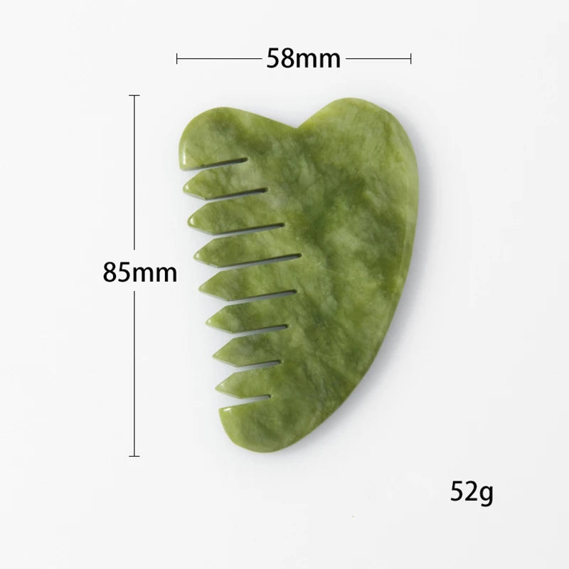100% Natural Jade Gua Sha Massager - MSS Tasting Room