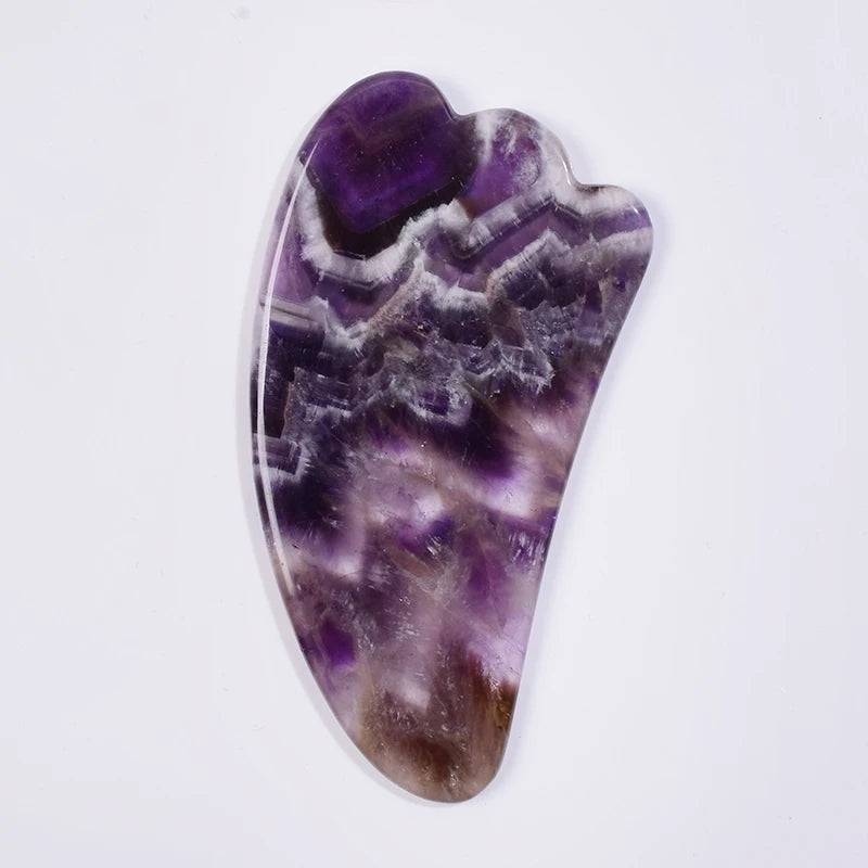 Natural Amethyst Gua Sha Tool Set
