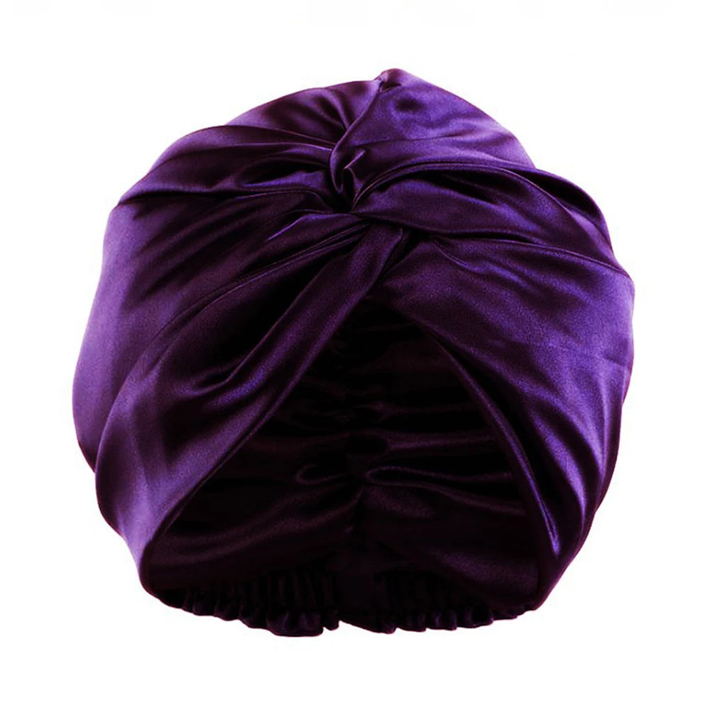 100% Double Silk Sleeping Cap