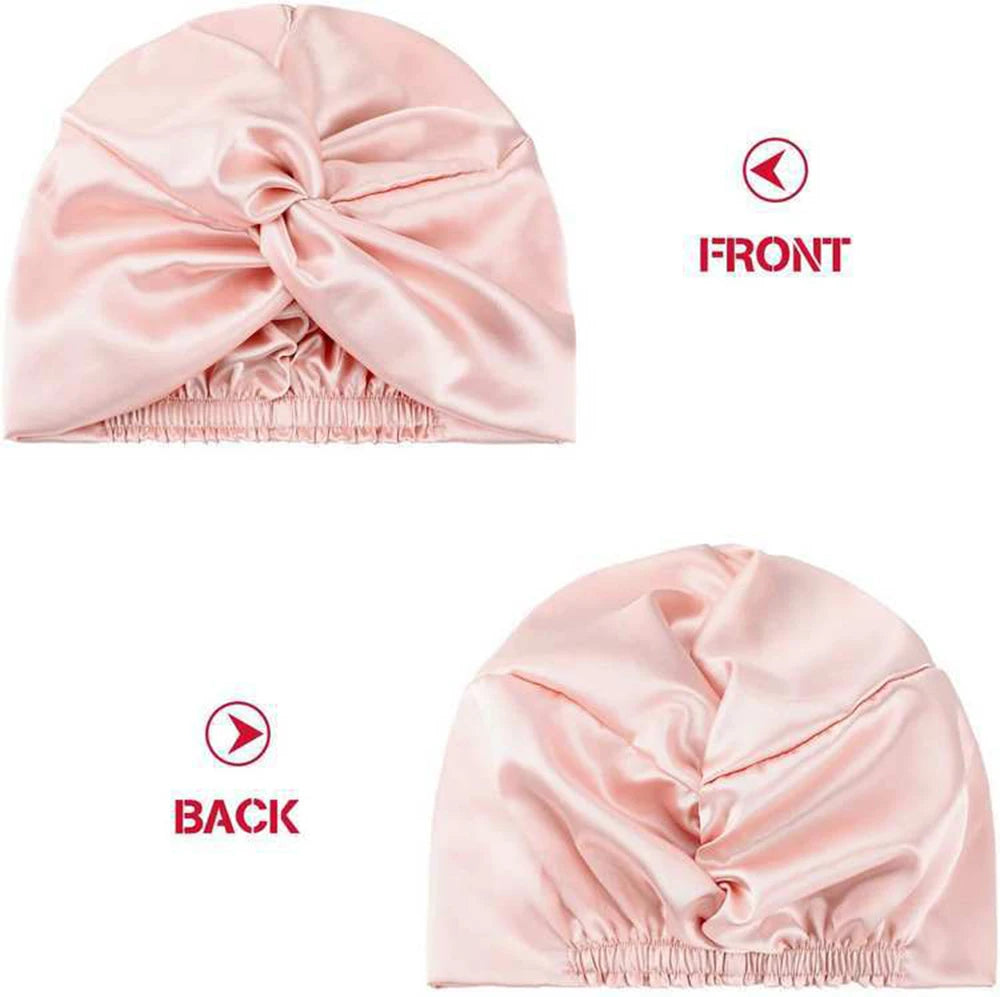 100% Double Silk Sleeping Cap
