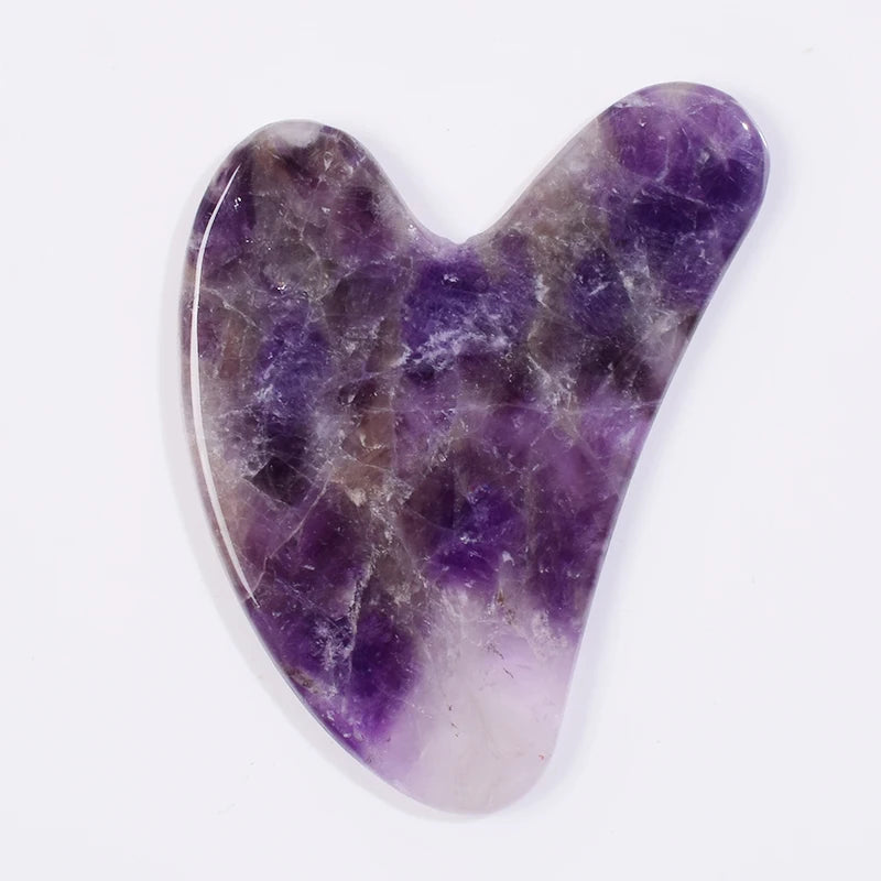 Natural Amethyst Gua Sha Tool Set