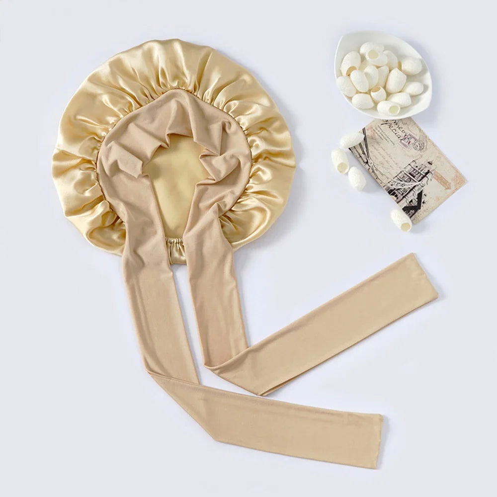 100% Mulberry Silk Sleeping Bonnet