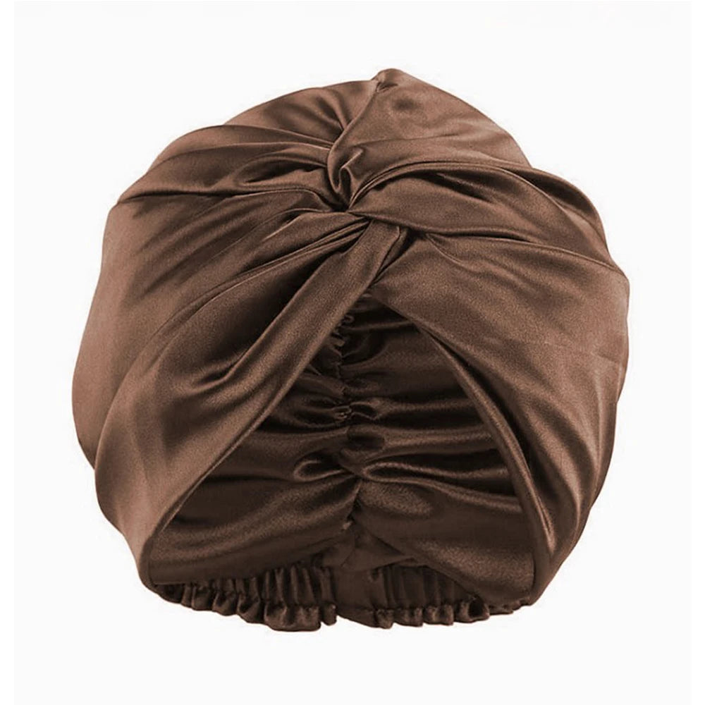 100% Double Silk Sleeping Cap