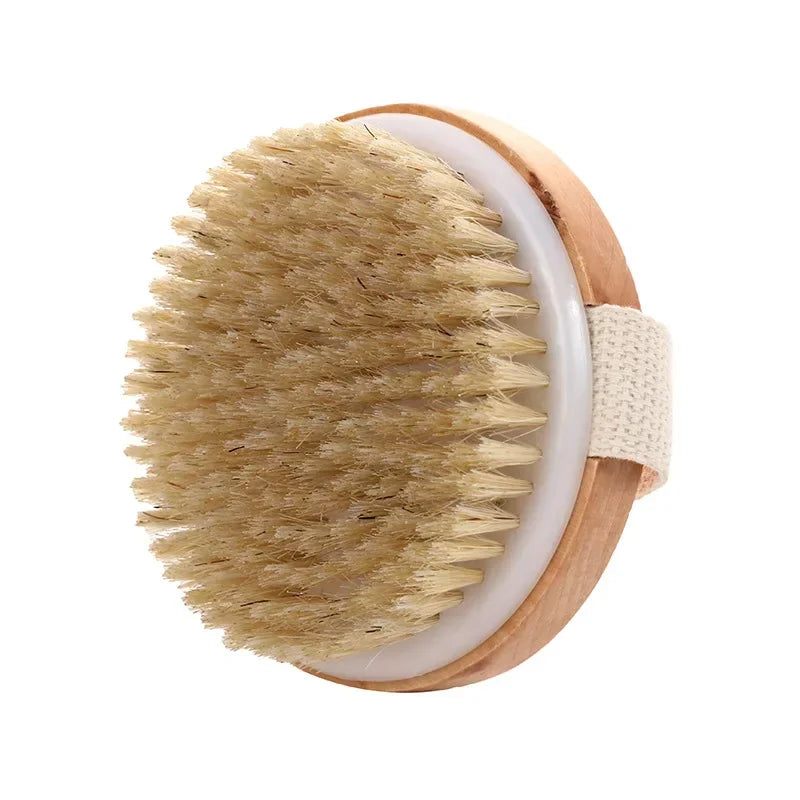 Natural Bristle Body Veil Cleansing Brush