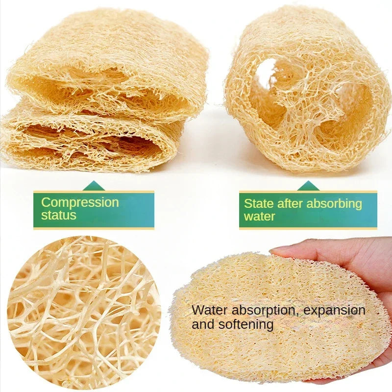 100% Natural Loofah Exfoliating Body Sponge