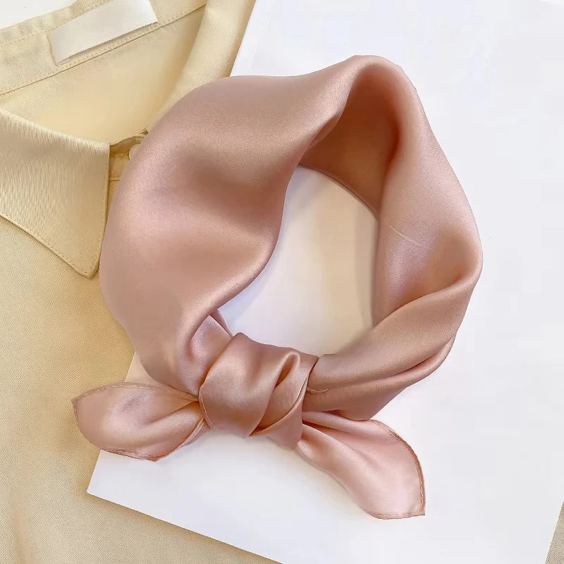 100% Mulberry Silk Spring Hair Scarf