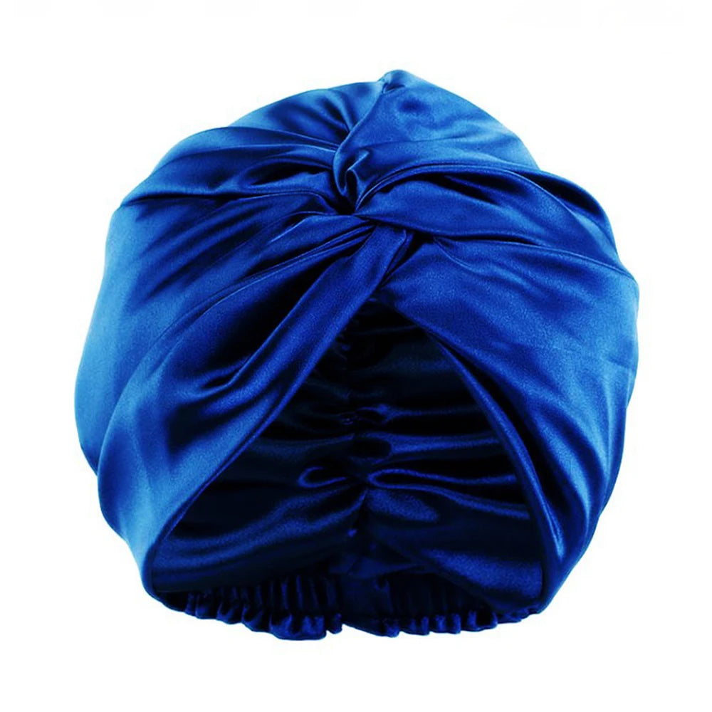 100% Double Silk Sleeping Cap