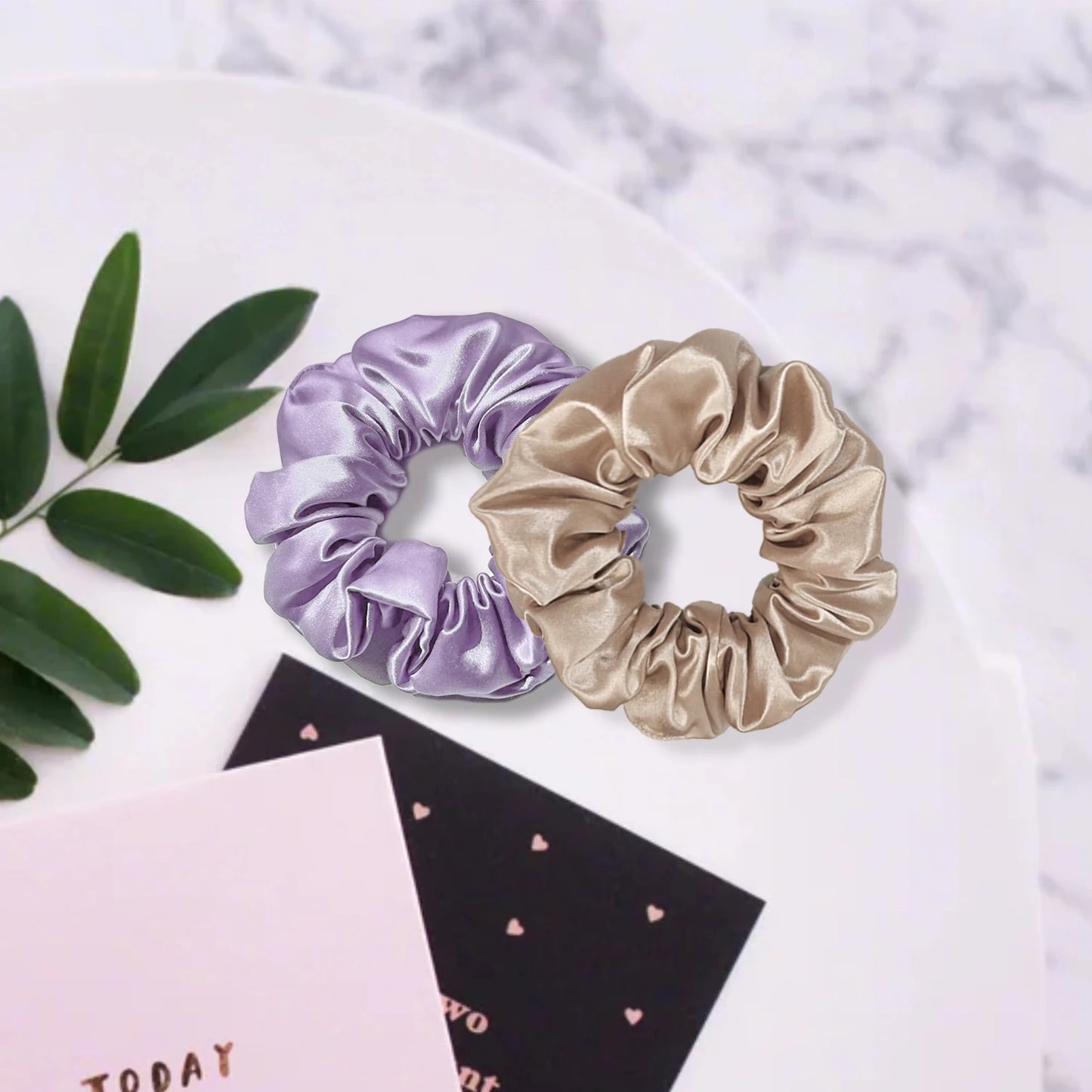 100% Natural Mulberry Silk Hair Scrunchies