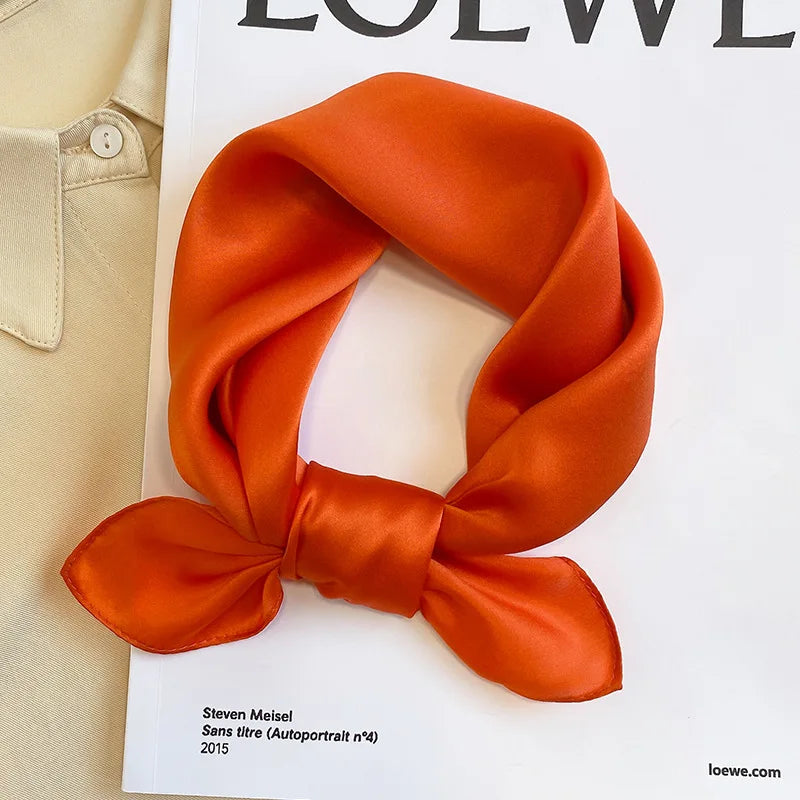 100% Mulberry Silk Spring Hair Scarf