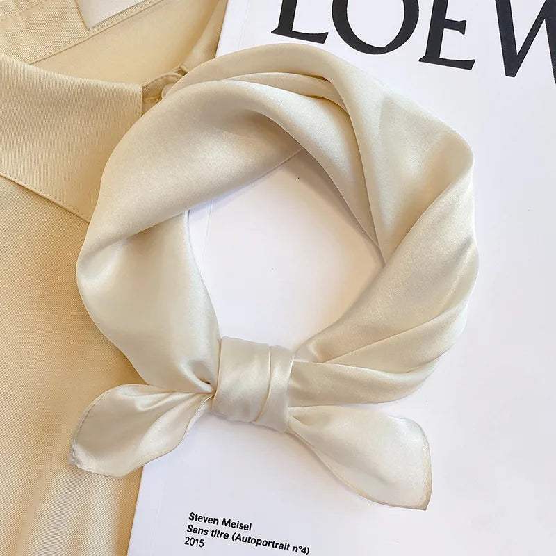 100% Mulberry Silk Spring Hair Scarf