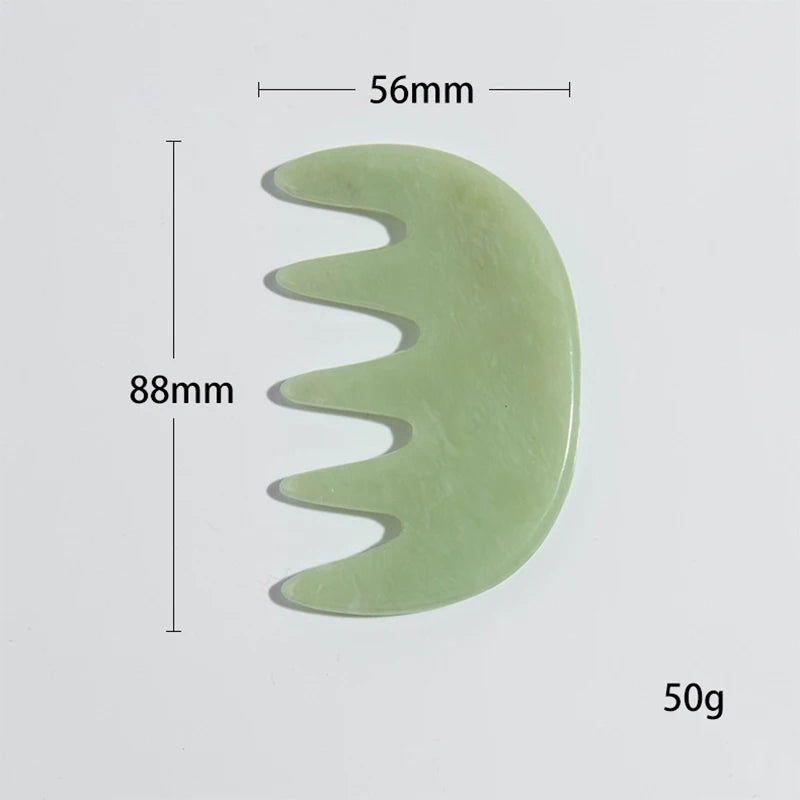 100% Natural Jade Gua Sha Massager