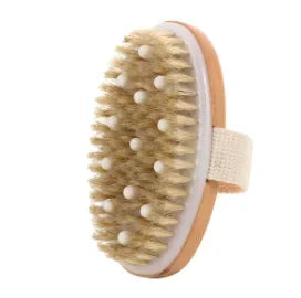 Natural Bristle Body Veil Cleansing Brush