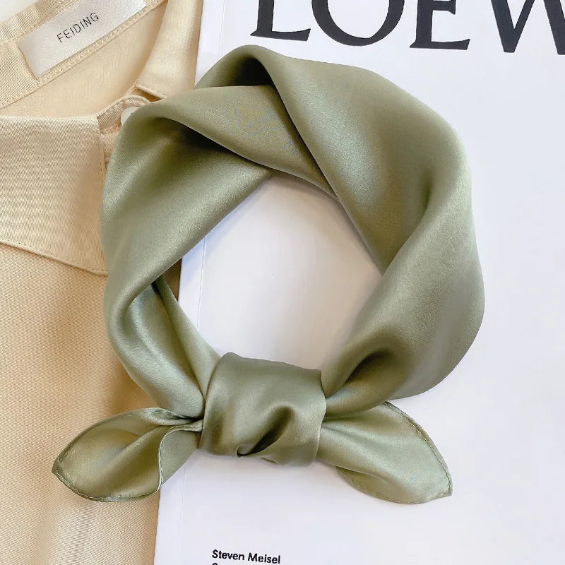 100% Mulberry Silk Spring Hair Scarf