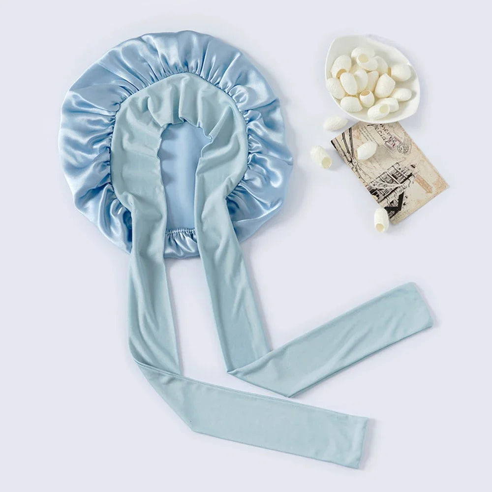 100% Mulberry Silk Sleeping Bonnet