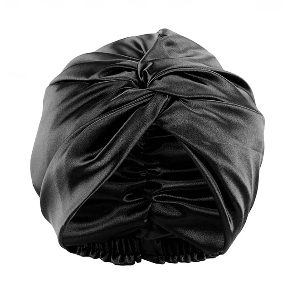 100% Double Silk Sleeping Cap