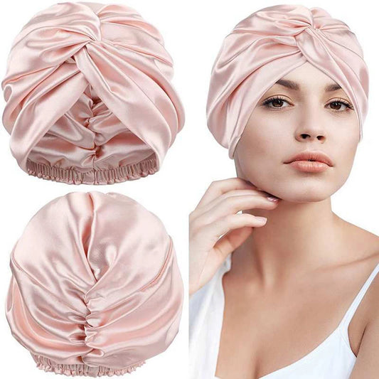 100% Double Silk Sleeping Cap