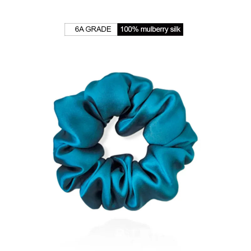 100% Natural Mulberry Silk Hair Scrunchies