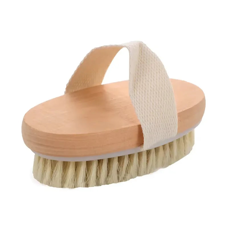 Natural Bristle Body Veil Cleansing Brush