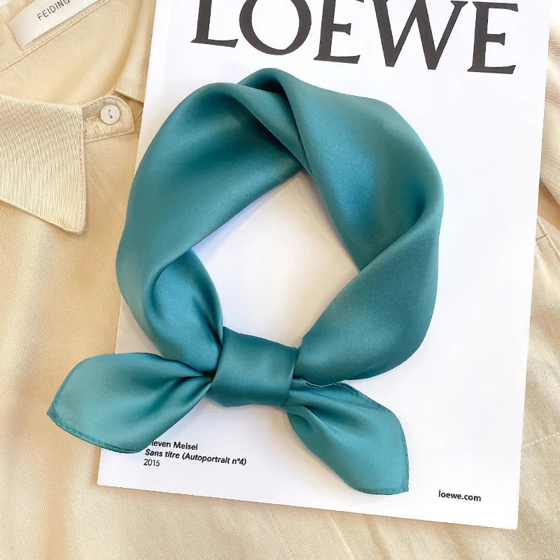 100% Mulberry Silk Spring Hair Scarf