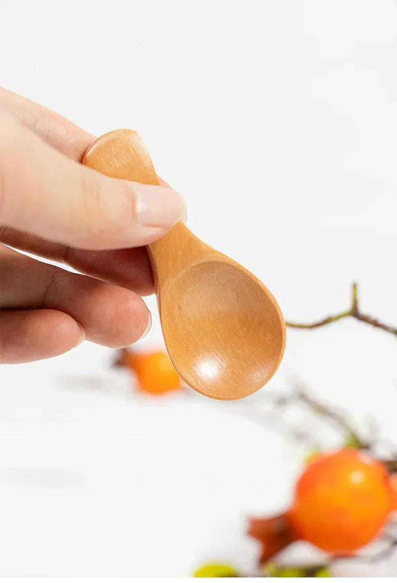 Mini Wooden Bath Crystal Spoon