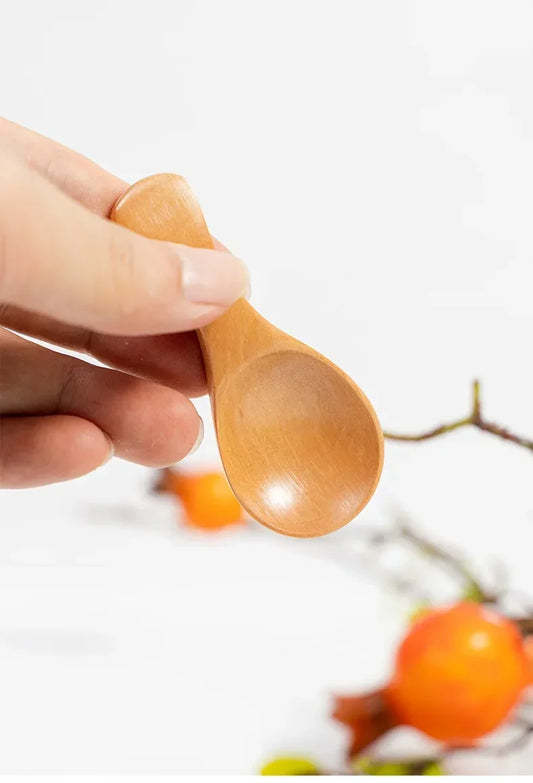 Mini Wooden Bath Crystal Spoon