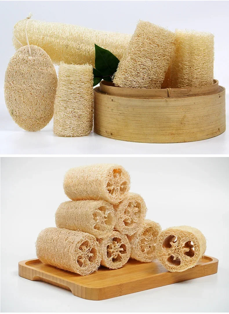 100% Natural Loofah Exfoliating Body Sponge